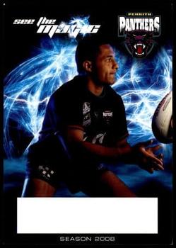 2008 Penrith Panthers Feel The Power,See The Magic #NNO Keith Peters Front